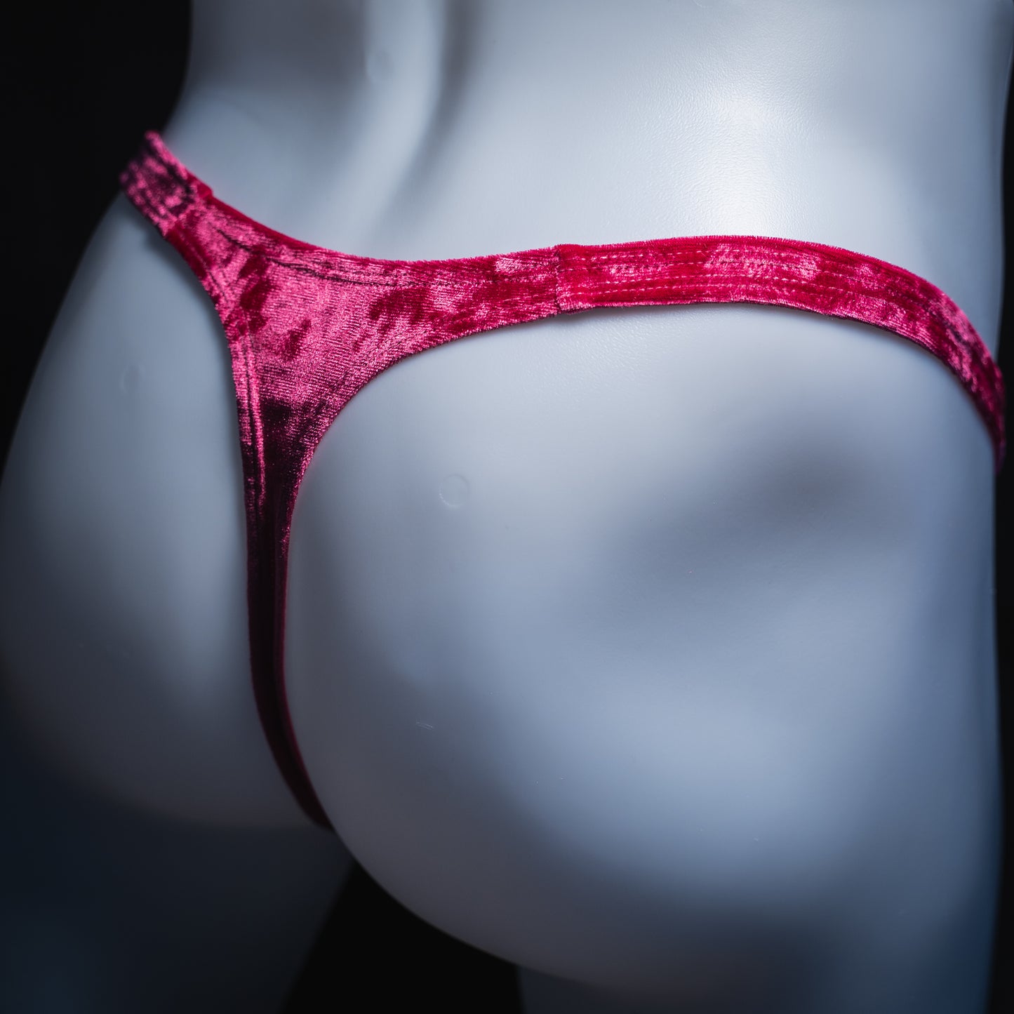 handmade mens thong underwear, pink velvet, bundle pack,