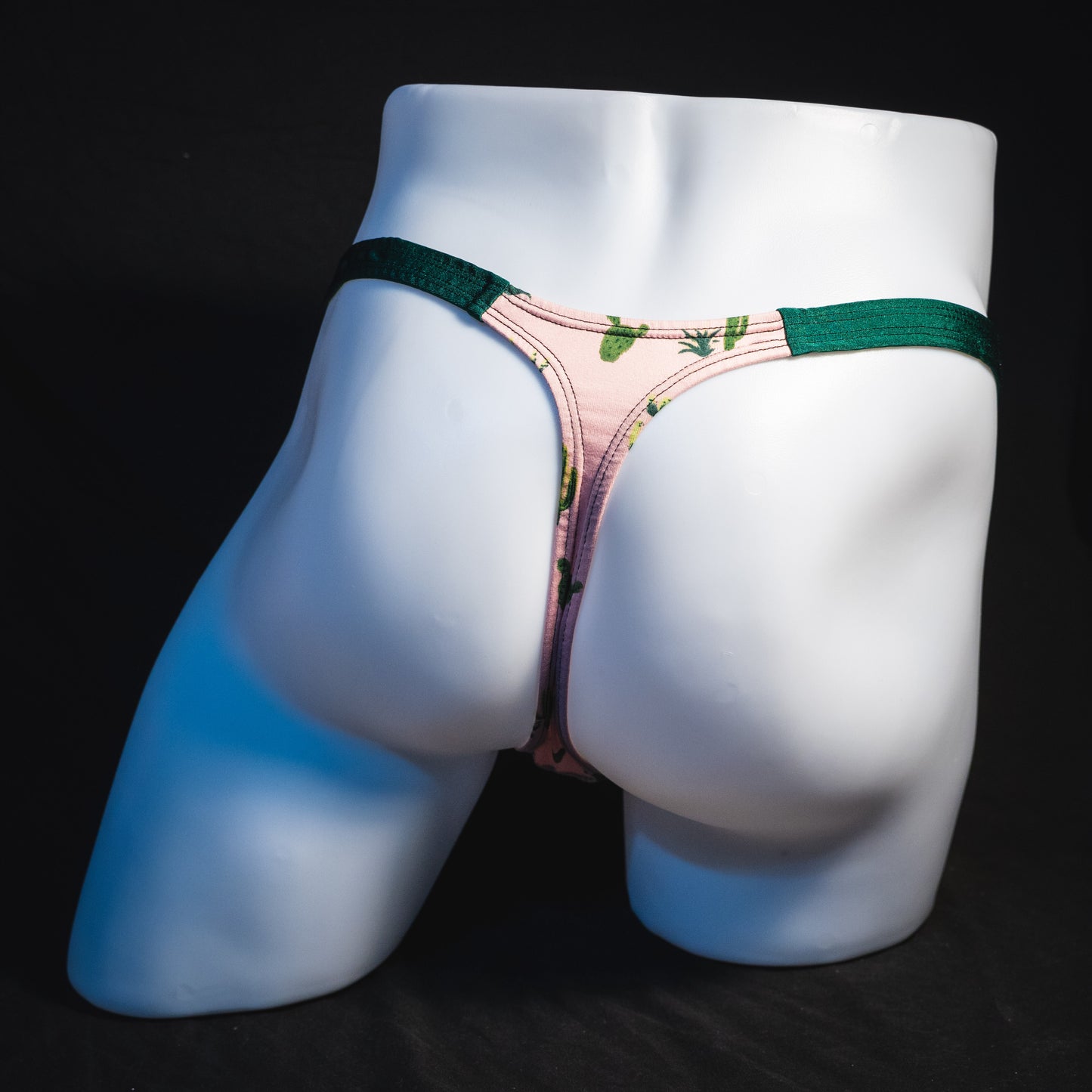 Men's Sonoran desert thong underwear, classic cut, full rear view.