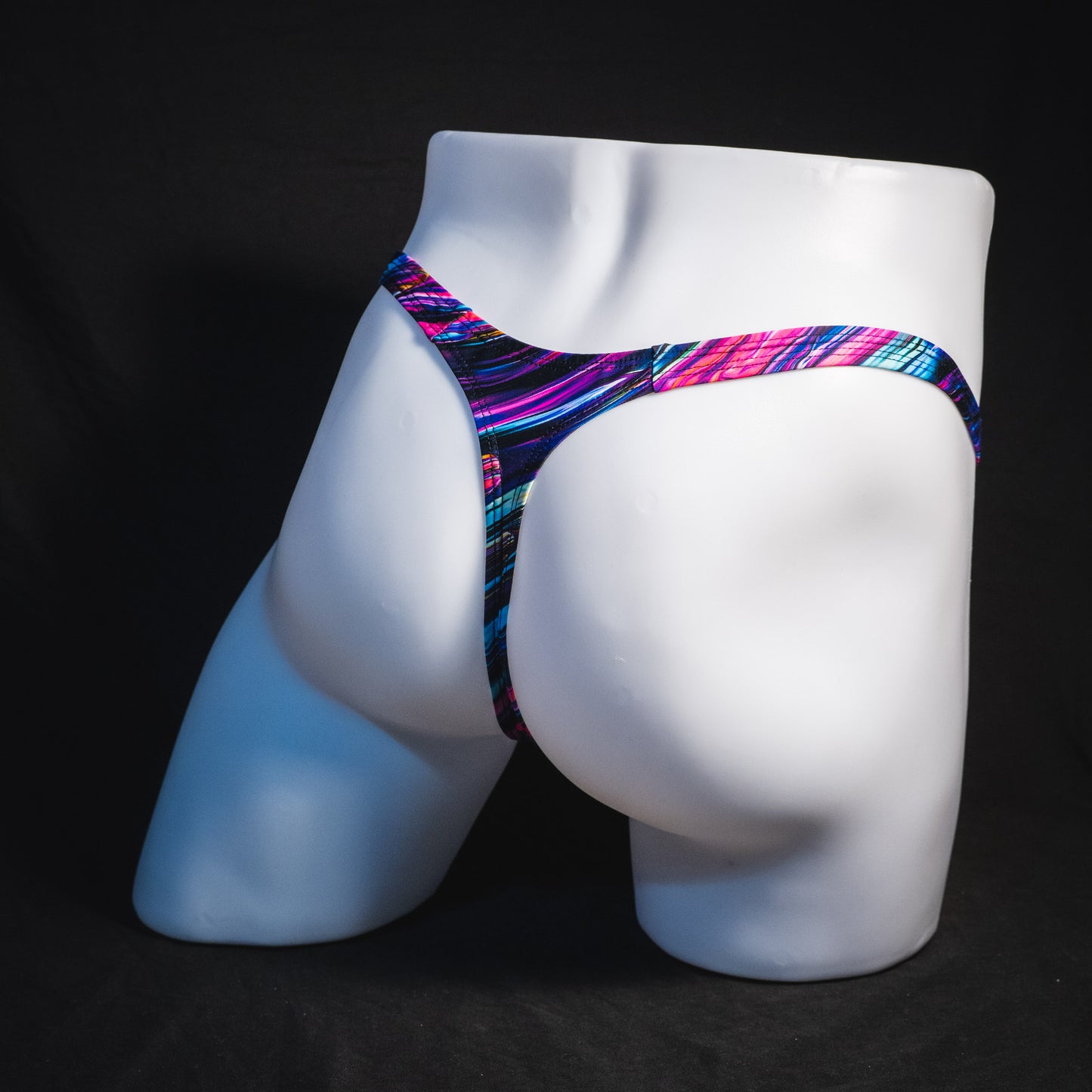 Mens Thong Underwear - Color Collision