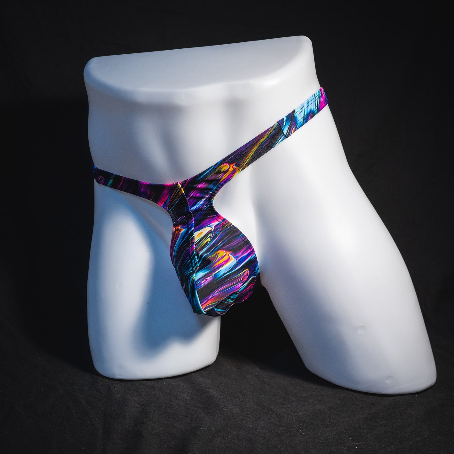 Mens Thong Underwear - Color Collision