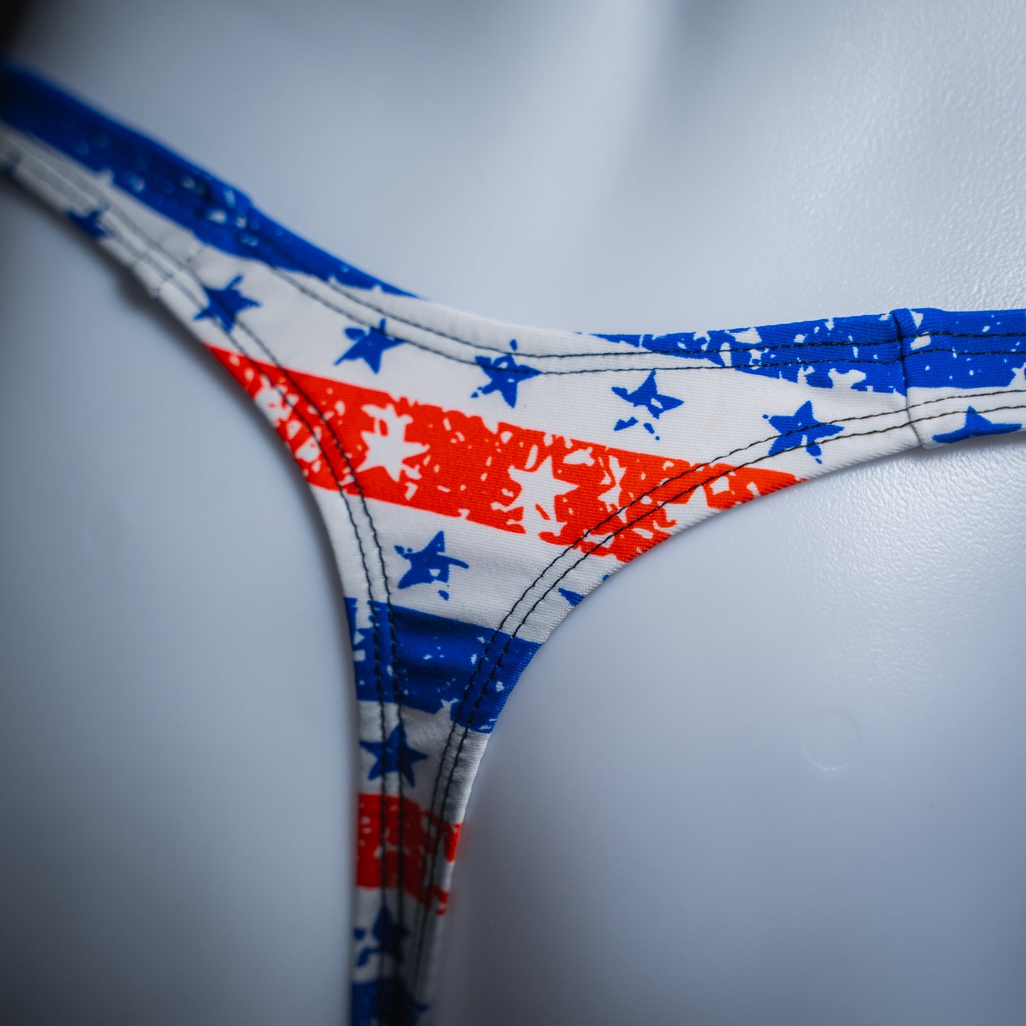 Mens Thong Underwear - Patriotic Spandex