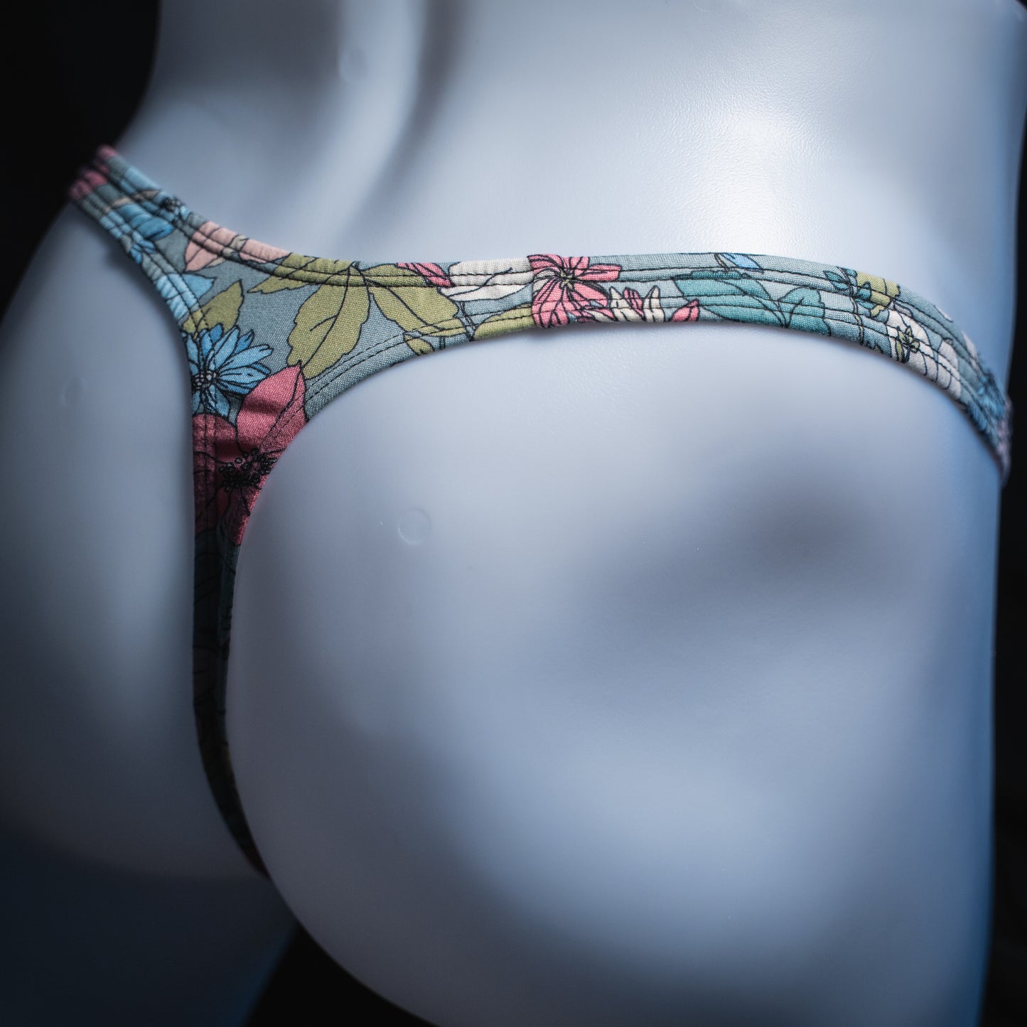 Mens Thong Underwear - Hip Spring Floral