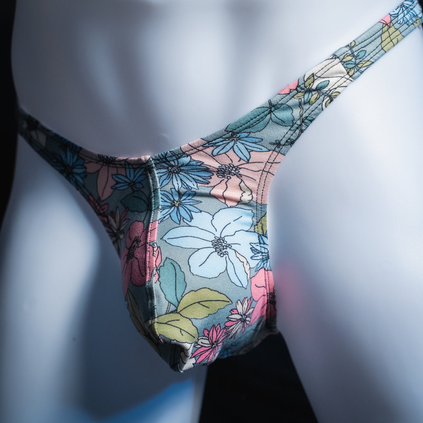 Mens Thong Underwear - Hip Spring Floral