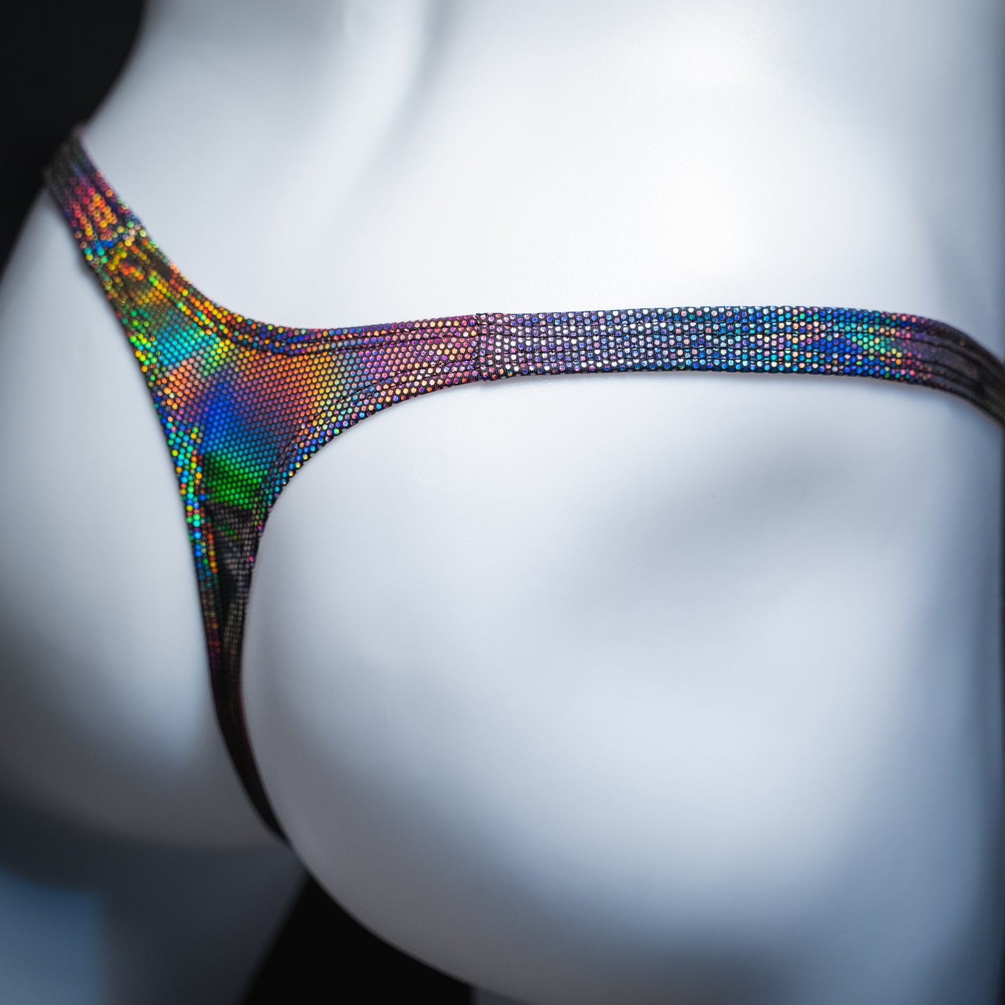 Mens Thong Underwear - Sparkle Metallic