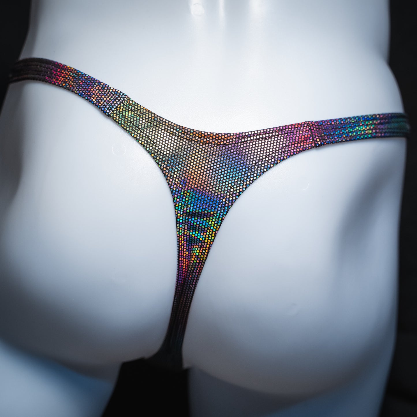 Mens Thong Underwear - Sparkle Metallic